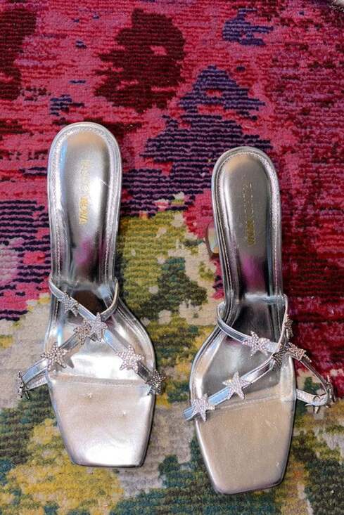 Shoes - Fashion Nova Metallic Crystal Star Details 11